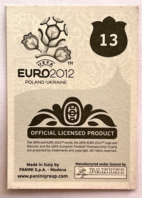 2012 UEFA EURO Poland-Ukraine Panini Sticker #013 BRESLAVIA POLAND