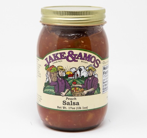 Jake & Amos Peach Salsa, 2-Pack 17 oz. Jars