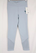 Athleta Girl High Rise Flocked Chit Chat Tight Large / 12 Blue 982104