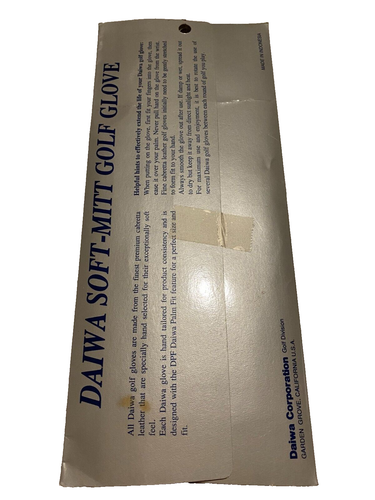 Daiwa Soft-Mitt Golfhandschuhe Herren rechts XXL Premium Lammfell Cabretta Leder - Bild 2 von 2
