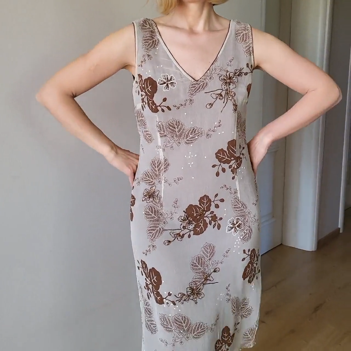 marella silk dress Marella | Woman - Lightweight satin dress - Aviation