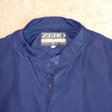 Zero Restriction Golf Outerwear 1/4 Snap Pullover Windbreaker Blue Large