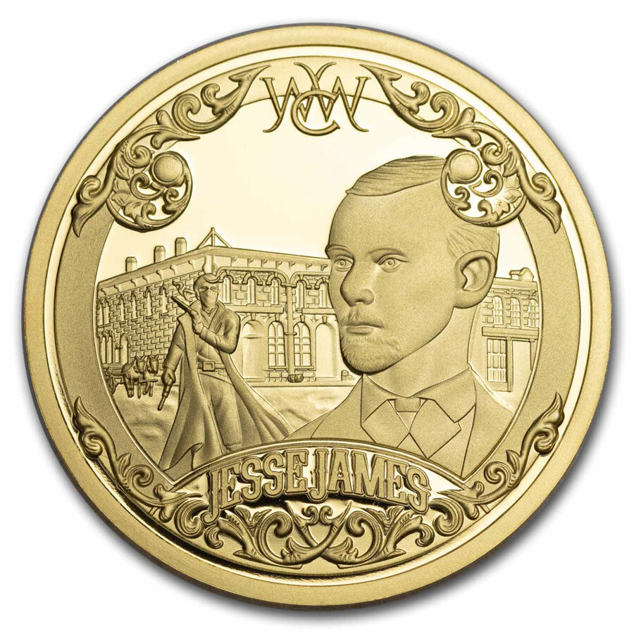 2024 Barbados 1/4 oz Silver Wild West; Jesse James | eBay