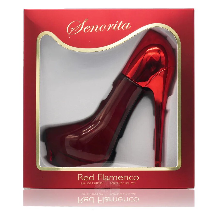 Senorita RED FLAMENCO High Heel Shaped 100ml Perfume for the Modern Woman