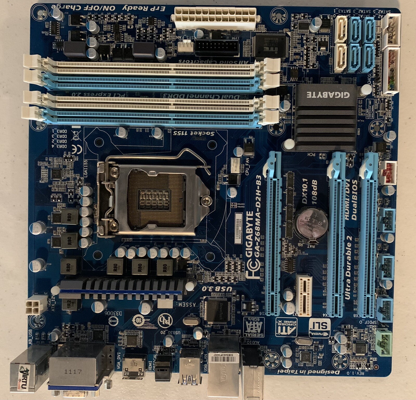 Gigabyte Technology GA-Z68MA-D2H-B3, LGA 1155, Intel Motherboard for sale online | eBay Gigabyte Technology GA-Z68MA-D2H-B3, LGA 1155, Intel Motherboard for sale online | eBay