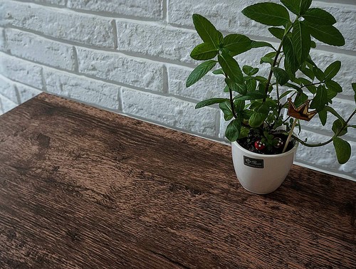 Coffee Wood Peel and Stick Wallpaper Removable Vinyl Self-Adhesive Decor 6m - Picture 6 of 7