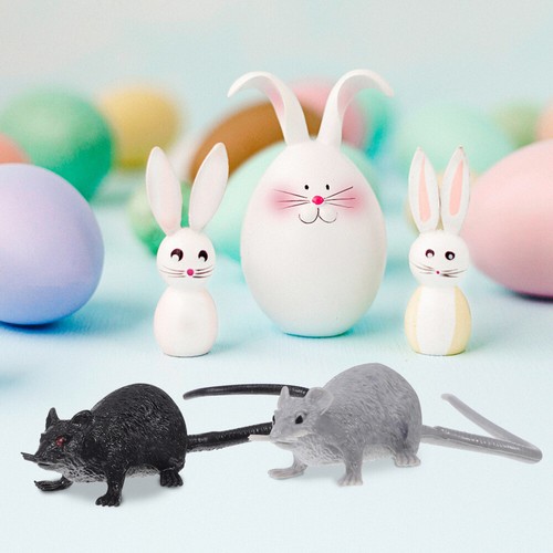 16 Pcs Simulationsmaus Kind Lebensechte Ratte Halloween- - - Bild 3 von 11