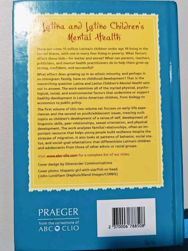Latina and Latino Children's Mental Health [Volume2] (Child Psychology LC9  - Bild 2 von 2