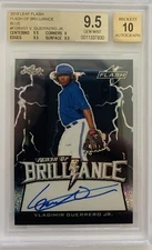 2018 Leaf Flash Vladimir Guerrero Jr. Blue  F.O.B. Serial #2/50 BGS 9.5/10