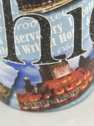 Tall & Colorful Chicago Windy City Coffee Mug by Americanware Raised Letters EUC - Picture 8 of 12