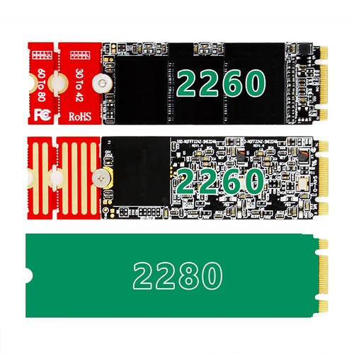 M.2 SSD Aluminum Heatsink Adapter 2230 2242 2260 2280 Board Length Size Extender - 第 6/8 張圖片