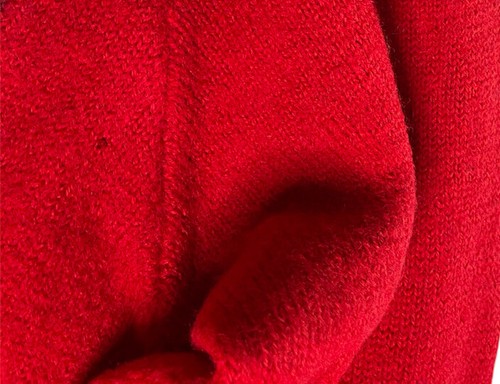 Vintage MARISA CHRISTINA 100% Woool Embroidered Red Cardigan Sweater Jacket Sz S - Picture 8 of 11