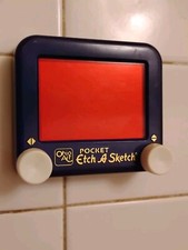 Vintage Ohio Art Pocket Etch-A-Sketch Works Great Purple