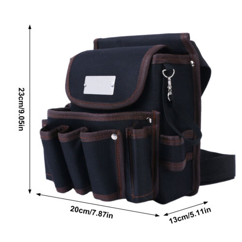 Electrician Waist Pocket Belt Tool Pouch Bag Hardware Toolkit Holder Bag - Picture 3 of 7