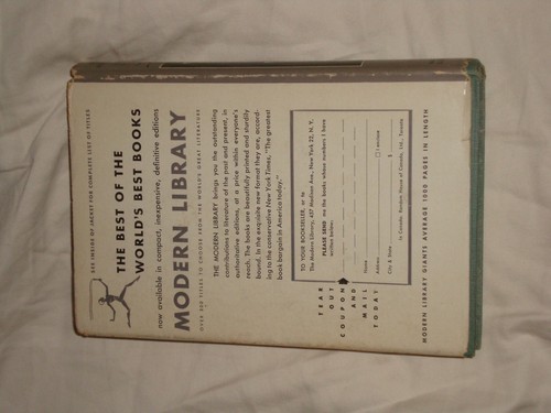 Modern Library 231, CREATIVE EVOLUTION, by Henri Bergson, Type 8 Very Good w/dj - Picture 4 of 4