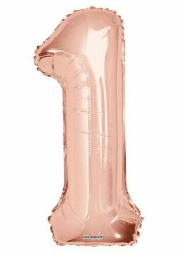 16" Letter Number Foil Balloons Rose Gold Silver CUSTOM YOUR OWN SELF INFLATING - Picture 19 of 23