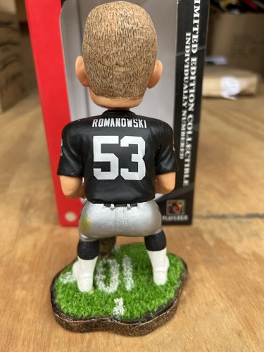 Oakland Raiders Bill Romanowski limited edition bobblehead foco rare - Picture 5 of 7