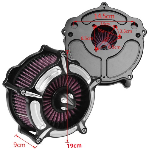 Filtro de admisión de filtro de aire CNC para motocicleta Harley XL1200X Sportster XL883 1200 - Imagen 2 de 7
