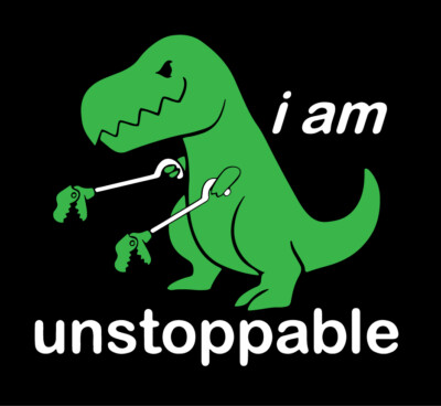 Unstoppable T-Rex T-Shirt - Tyrannosaurs Rex With Long Arms Unstoppable T-Rex T-Shirt - Tyrannosaurs Rex With Long Arms