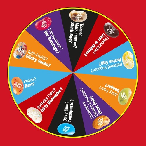 Jelly Belly Bean Boozled 6. Gen Glücksrad & Nachfüllset für Partys & Spiele 100g - Bild 7 von 8