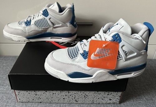 Nike Air Jordan 4 Retro Military Blue Blau GS HF4281 141 US 7Y EU 40 UK  6 Neu - Bild 5 von 9