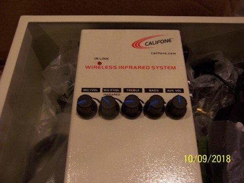 Neu Califone Wireless Classroom Infrarot Audio System P130-IRSYS Lehrer Büro - Bild 4 von 6