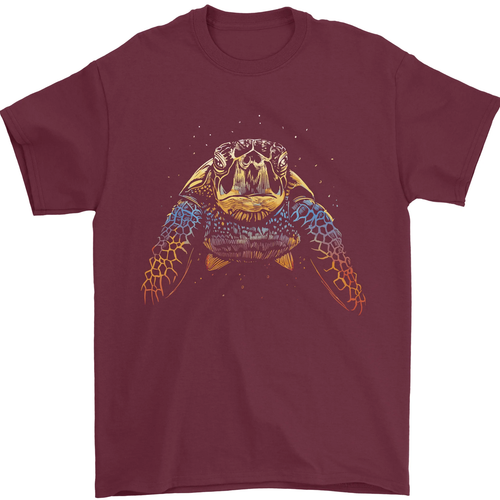 A Colourful Turtle Animals Ecology Ocean Mens T-Shirt 100% Cotton - Picture 25 of 100