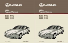 1999 Lexus SC 400 SC 300 Shop Service Repair Manual Complete Set