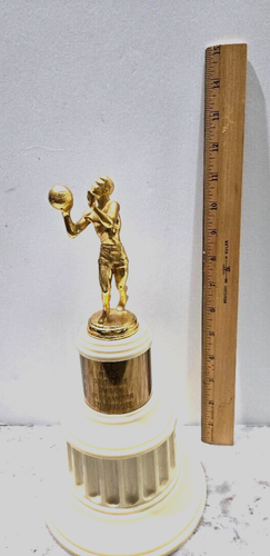 Vintage 1952 Basketball Trophy - CYO Major Champion St. Ambrose - Bild 2 von 7