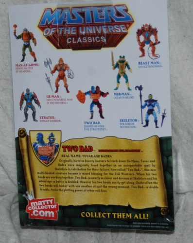 MOTU TWO BAD EVIL WARRIOR HE-MAN,MASTERS OF UNIVERSE,CLASSICS,Sealed,MOC - Picture 3 of 4