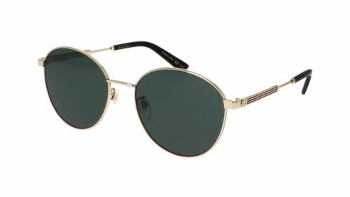 Gafas de sol para mujer Gucci doradas verdes rojas 58 mm GG0853SK-001 58 - Imagen 1 de 3