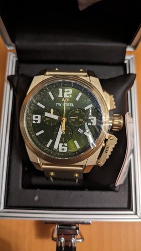 TW Steel TW1015 Canteen Watch - Oive Green - Picture 3 of 12
