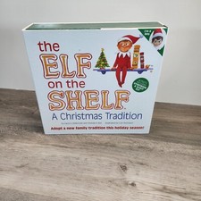 Elf On The Shelf Empty Box With Book (No Doll) Box Is For White Skin Boy