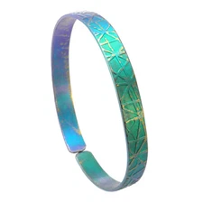 Giampouras  5064 ~ Anodized Colored Titanium Cuff Bracelet