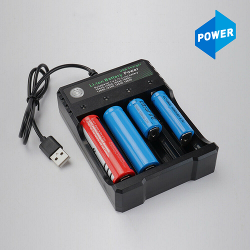 4.2V 1000mA 4Slots Independent Li-ion Battery USB Smart Charger Indicator - Picture 4 of 8