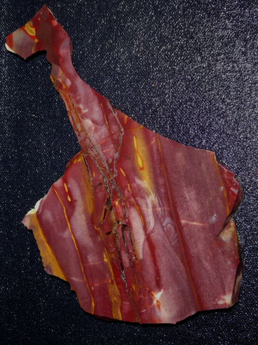 MOOKAITE JASPER-6 3/4" x  4 1/8"   rough, cabbing - display , science - Picture 1 of 3