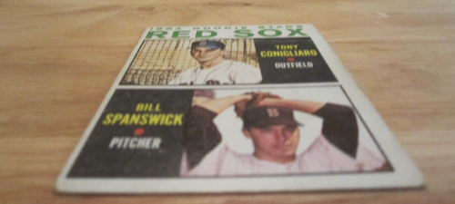 Tony Conigliaro 1964 Topps #287 ROOKIE Trading Card MLB Baseball Boston Red Sox - Picture 3 of 10