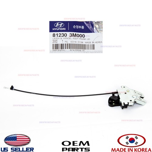 Genuine Trunk Liftgate Lock Latch Release OEM Hyundai Genesis Sedan