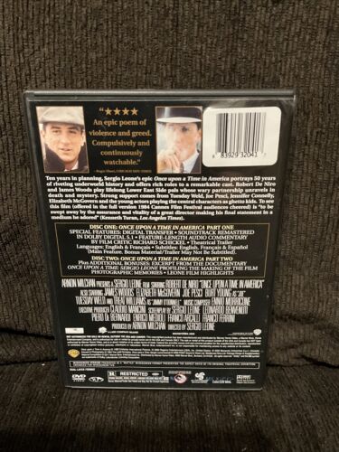 Once Upon A Time In America - Special Edition by Robert De Niro (DVD 2 Disc set) - Picture 2 of 3
