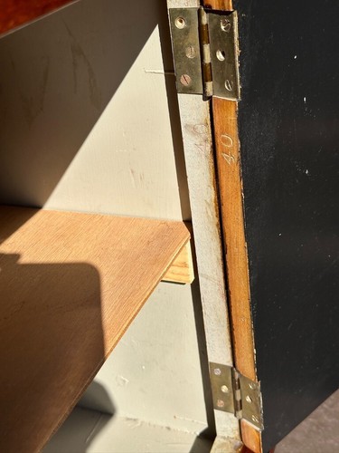Mid-Century Modern Nightstand Tiger Oak End Side Table Vintage Cabinet MCM Nice! - Picture 10 of 18