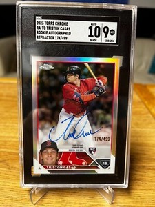 2023 Topps Chrome Triston Casas Refractor Autograph /499 PSA 10 Ref Auto RC