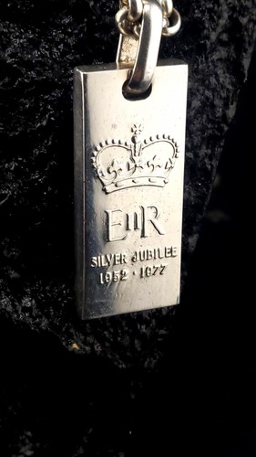 Lingotto vintage 1977 .958 argento sterling 1 oz + pesante catena belcher 925 20 in 66 g - Foto 7 di 24