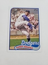 2024 Topps Update Sandy Koufax 89US-33 35th Anniversary 1989 Baseball Card