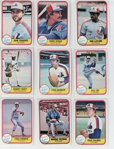 1981 FLEER Baseball Complete Your Set 1-250 - Picture 154 of 242
