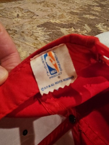Washington Bullets NBA 1990’s Young An Hat Co. Red Snapback Hat - Picture 4 of 6