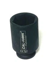 1-3/8" x 1/2" Dr Deep Impact Socket 6-Point, Made of CR-MO and Taiwan, BSS4106