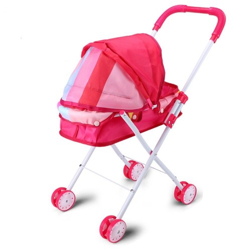 Play Game Dolls Pram Iron Support Frame Furniture Toy Little Girls Boys - Picture 11 of 21