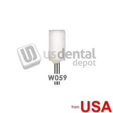 BESQUAL W059 WHITE Mounted Points Barrel large C-6 - 10pk - for porcel 100016-12