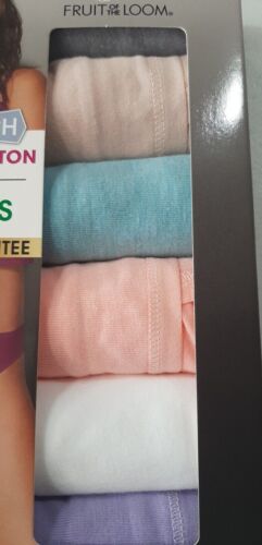 Paquete de 6 bikinis cómodos elásticos 360 Fruit of the Loom para mujer NUEVO talla 7 - Imagen 2 de 6