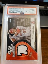 2021 Topps Mike Trout Major League Material Black Boarder 031/199 #MLM-MT PSA 9